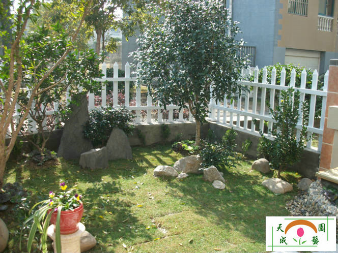 昆山别墅绿化_私家花园设计_天成园艺公司