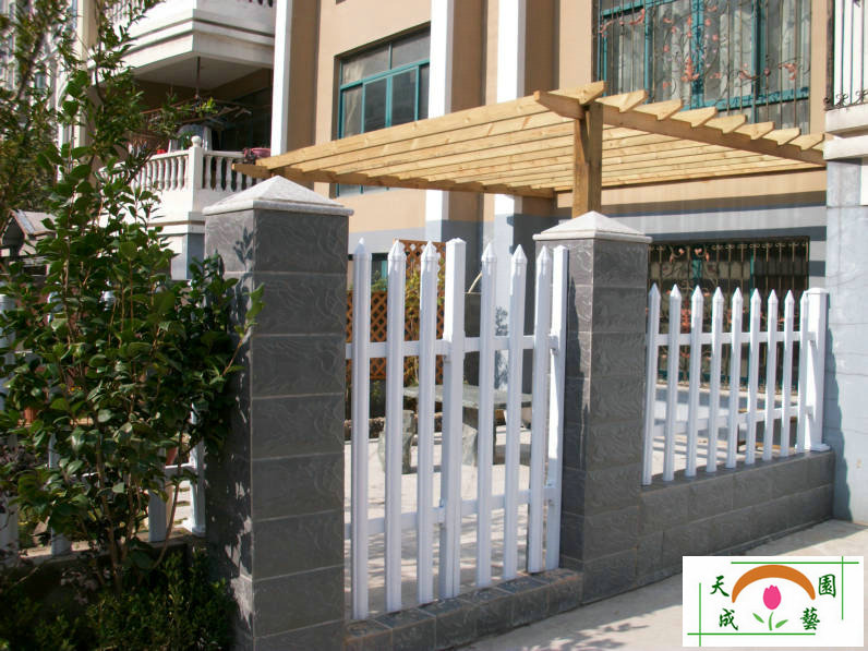 昆山防腐木围栏护栏葡萄架_天成园艺公司