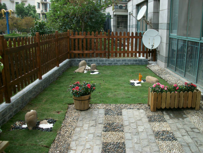 昆山花园设计施工_天成园艺_怡景湾